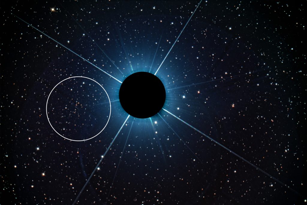 Sternhaufen Gaia-1, Bild von Harald Kaiser, Karlsruhe