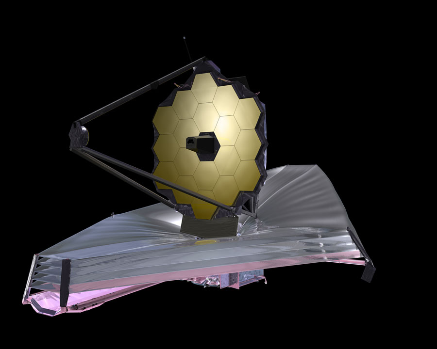 Illustration des James Webb Space Telescope